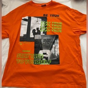 Stay true to yourself oversized tee